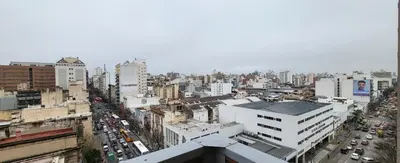 an overhead view of a city with buildings and cars at Departamento -Córdoba Capital- zona Centro in Cordoba