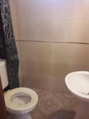 a bathroom with a toilet and a sink at Ojos de cielo Monoambientes para 2 y 3 personas in Bialet Massé