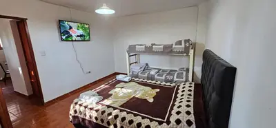 a room with a bunk bed in a room at Hospedaje Resiliencia in Cordoba