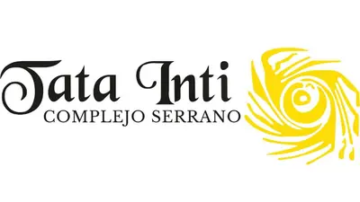 a logo for a restaurant with a peacock at Tata Inti Complejo Serrano in Merlo