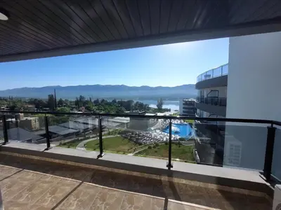 a view from the balcony of a building at VENETO VILLAGE MR in Villa Parque Siquiman
