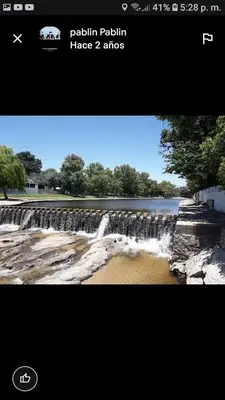 a screenshot of a picture of a waterfall at Don Carlos, para 2 personas con aire in Villa Cura Brochero