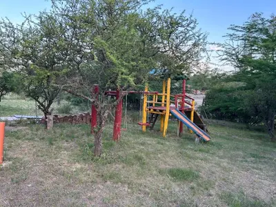 a playground in a field with a tree at baja in Villa Carlos Paz