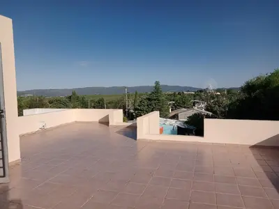 a view from the roof of a house at Mi Chalet Carlos Paz - Dúplex in Villa Santa Cruz del Lago