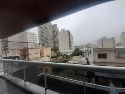 a view of a city skyline from a balcony at MC departamento in Río Cuarto