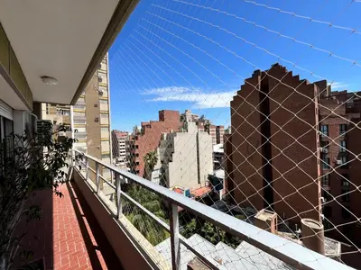 a view of a city from a balcony at Dpto amplio y luminoso en Nva Cordoba in Cordoba
