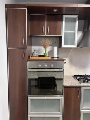 a kitchen with an oven and a counter top at Casa YO in Cordoba
