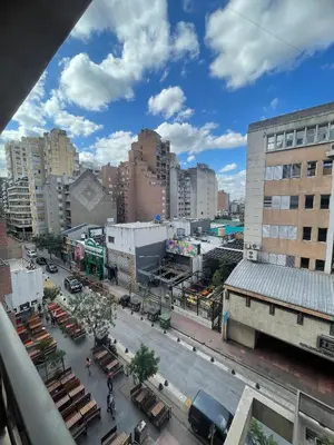 a view of a street in a city with buildings at Dpto p 3 en pleno Nva. Córdoba in Cordoba