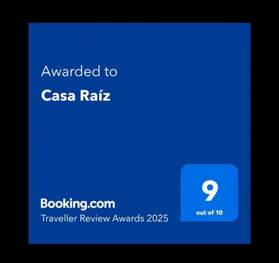 a screenshot of a cell phone with the text upgraded to casa raja at Casa Raíz 2 habitaciones para 4 personas frente al río in Santa Rosa de Calamuchita