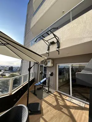 a view from the balcony of a building at Departamento c/ piscina climatizada privada, 4 habitaciones en el centro de Cordoba in Cordoba