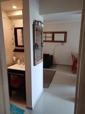 a small bathroom with a sink and a sink at Dpto doña coca alto villasol gama in Cordoba