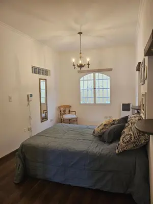 a bedroom with a bed and a window at Martinolli5130 in Cordoba