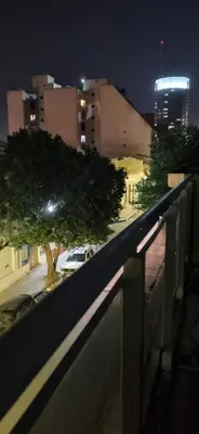 a view of a city street at night at Dpto 1 RaGi in Cordoba