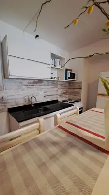 a kitchen with a sink and a stove at Apartamento -Alberdi Chic B- Barrio cercanos Nueva Córdoba, Güemes, Alberdi, By Apartcba in Cordoba