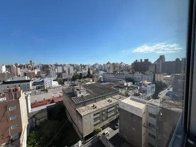 a view of a city from a window at DEPARTAMENTO CENTRAL in Cordoba