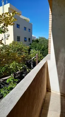 a view from the balcony of a building at Departamento Céntrico in Villa Carlos Paz