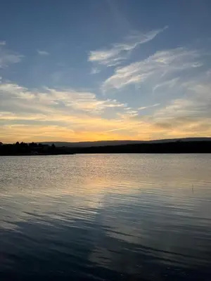 a view of a large body of water at Cabaña La Maura in La Estancia