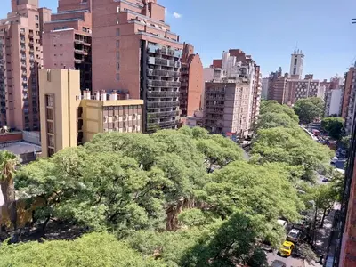 a view of a city with trees and buildings at Nueva Córdoba Argentina externo luminoso in Cordoba