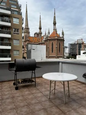 a table on the roof of a building at San Lorenzo 137 in Cordoba