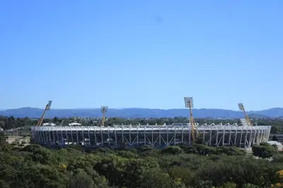 a view of a football stadium with at Reina Paz in Cordoba