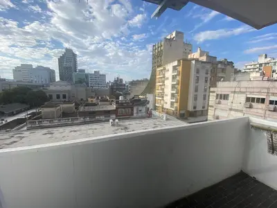 a view of a city skyline from a balcony at Julia Apparts - DEPARTAMENTO EN EL CENTRO DE LA CIUDAD in Cordoba