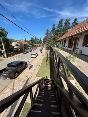 a car is parked on the side of a street at The View in Villa General Belgrano