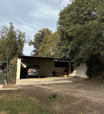 a car is parked inside of a garage at The View in Villa General Belgrano