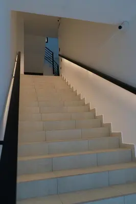 a staircase in a building with a stair case at JC Apart in Cordoba