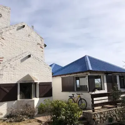 Púrpura Atardecer Hermosa casa de montaña