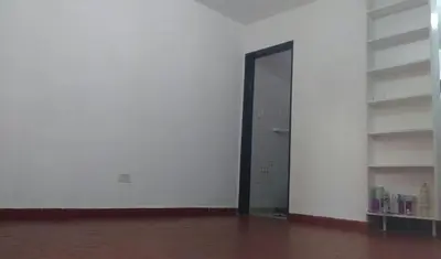 a hallway with a mirror and shelves in a room at El Dpto de Gabicito II in Cordoba