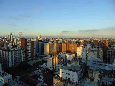 a view of a city skyline with buildings at Córdoba Centro Gran Ubicación Gran Vista in Cordoba