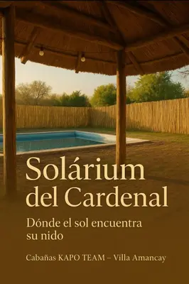 a book cover of a swimming pool with the words sodium del carolinacano el at Kapo TEAM , la calandria in Villa Amancay