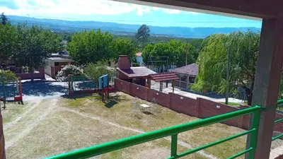 a view from the balcony of a house at HueneyRuca in Mina Clavero