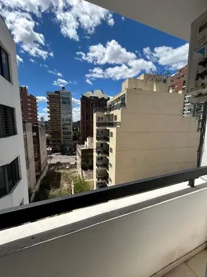 a view of a city skyline from a balcony at Departamento -Santo Tomas- Barrio Guemes-Nueva Cordoba By Apartcba in Cordoba