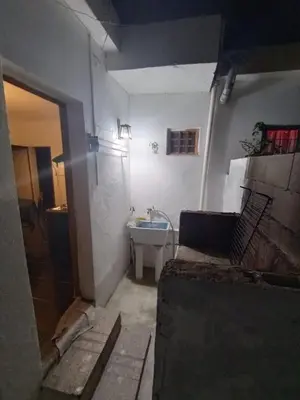 a small bathroom with a sink and a sink at Casa Tupungato in Villa Carlos Paz