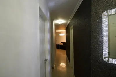 a hallway with a hallway leading to a room at Perfect location Apartment in Nva Cba in Cordoba
