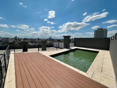 a balcony with a hot tub on top of a building at Alojamiento entero para 4 personas F in Cordoba