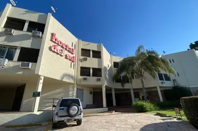 a car parked in front of a building at Departamento Villa Carlos Paz in Villa Carlos Paz