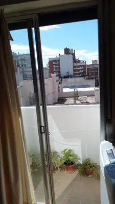 a view of a city skyline from a balcony at Adrimar Cordoba Centro in Cordoba