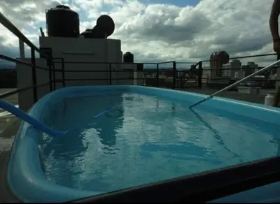 a hot tub on top of a cruise ship at Alquiler de departamento céntrico en Villa Carlos Paz in Villa Carlos Paz