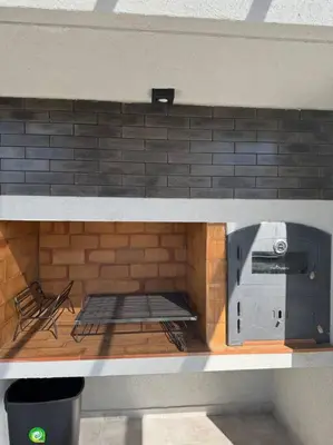 a lego model of a kitchen with a grill at Alquiler Ituzaingo 665 in Cordoba