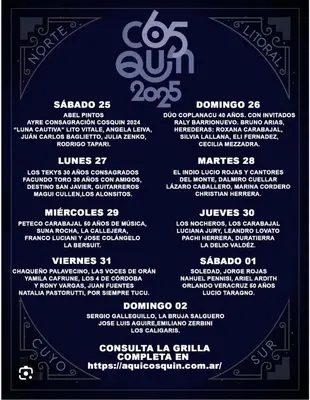 a picture of a menu for a restaurant at Las Carolas in Santa María