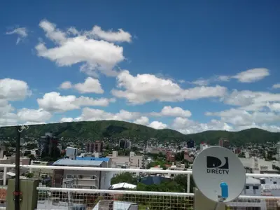 a view of a city from the balcony of a building at Olga Carlos paz in Villa Carlos Paz