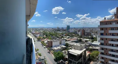 a view of a city from a building at Espacio C Jardín con estacionamiento in Cordoba
