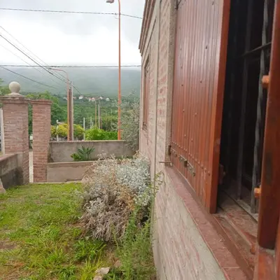 a view from the outside of a building with a door at Mis 4 Soles in Santa María