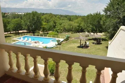 a view from the balcony of a villa at El Cabañal in Mina Clavero