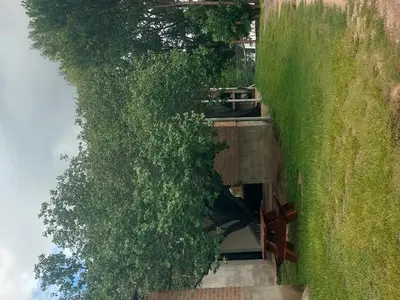 an overhead view of a building with trees on it at La casa de Los Patitos in Arroyo de Los Patos