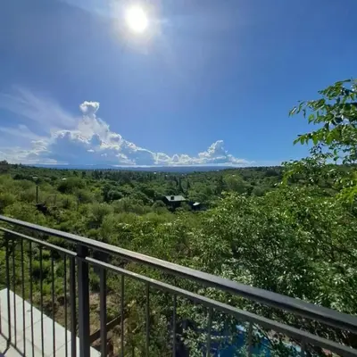 a view from the balcony of a house at La luisa segunda in Villa Parque Siquiman