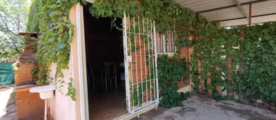 an entrance to a building with a bunch of ivy at Tia Clau 1 in Villa Cura Brochero
