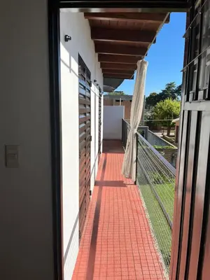 a view from the balcony of a house at Crisol departamento in Alta Gracia
